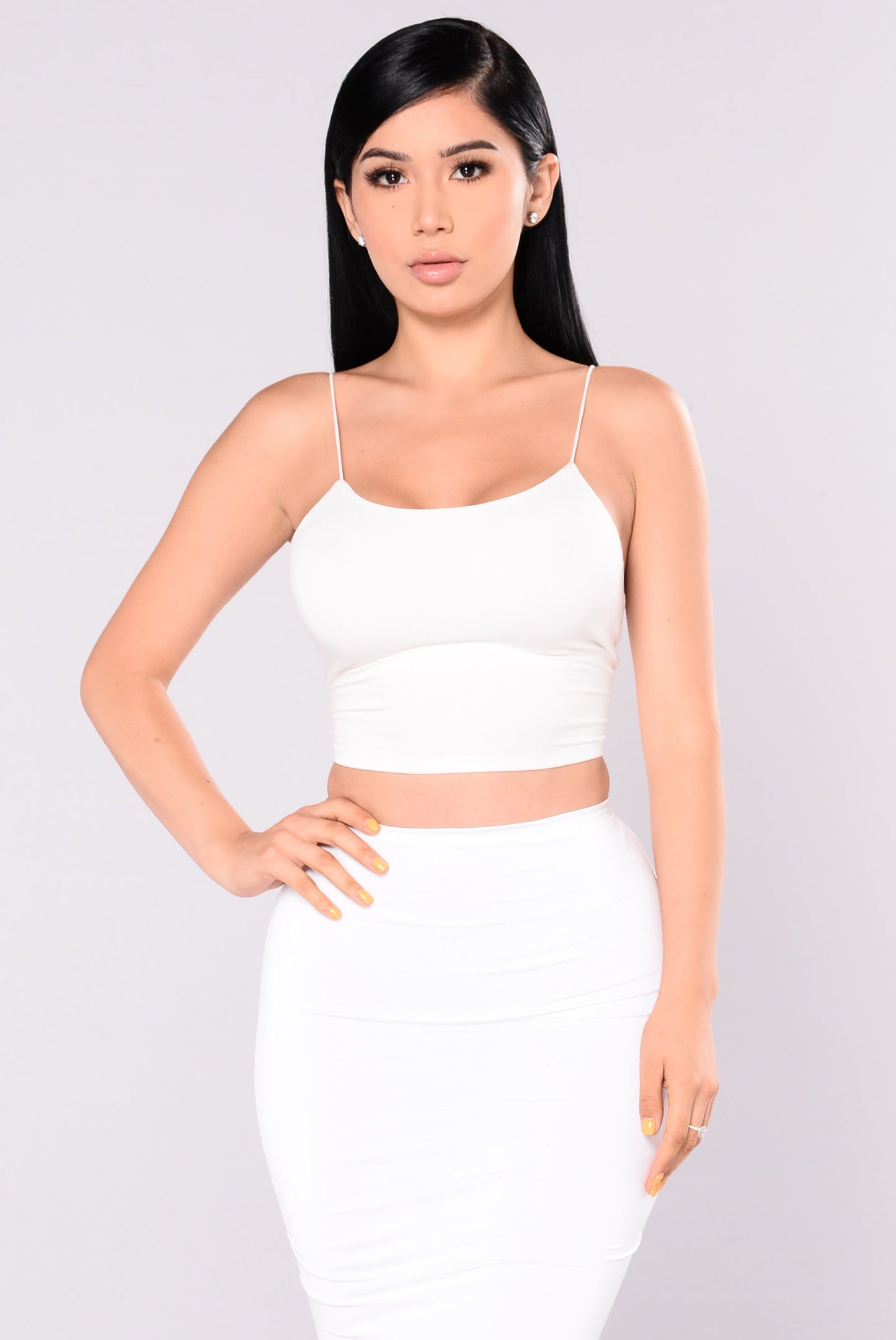 KiKi Cropped Top - Ivory